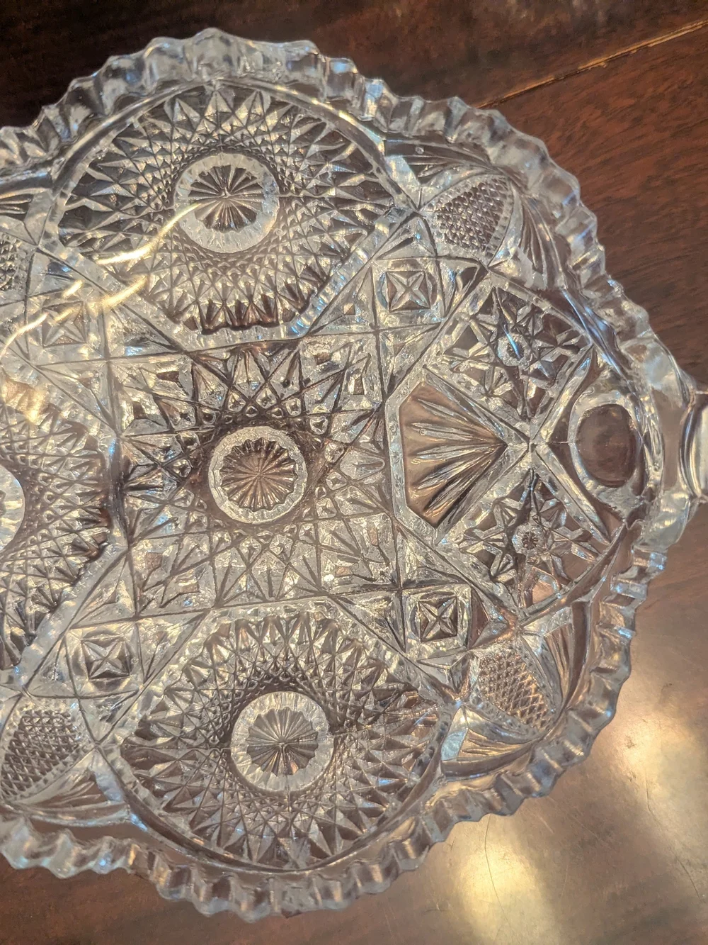 American brilliant clear pressed